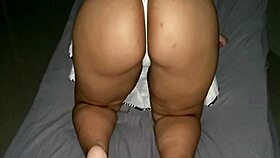 my slut next door and we had silent sex in the bedroom, karina bent over for doggystyle - lucas