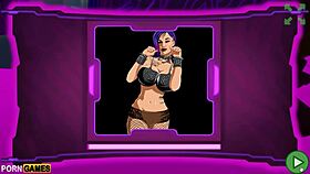 Lets play cybersluts 2077 with big tits fingering masturbation and cumshot.