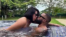 jacuzzi fun turns steamy with kylei ellish in hot break