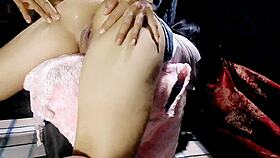 she gets fucked hard in public