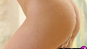 darcie dolce undresses to show her natural big tits and perfect bubble butt in this striptease