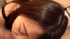 sexy japanese milf with big tits tries hot underwear. creampie action unfolds in steamy scene.