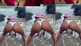 i took off the condom to feel her small waist gagging on monster cock