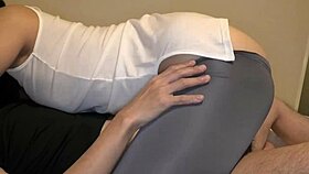 Japanese wife cheats, rides lover with tight kisses in homemade clip