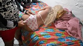 sliding toy deep into cute teen ass 😏