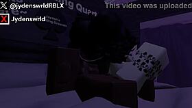 second video of me fucking another fan on roblox with interracial monster cock action
