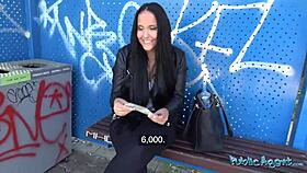 Public Agent - Wow! 18-Year-Old Brunette Student with Stunning Tits Fucks Outdoors First Time