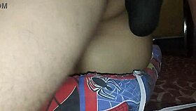 Amateur Latina milf takes huge black shaft deep