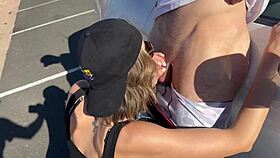 i'm being fucked by two guys bent over car in desert public