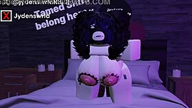 second video of me fucking another fan on roblox with interracial monster cock action