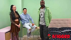 VAMPIROSA AND HER CUCKOLD BOYFRIEND AGREE TO FUCK WITH A BLACK