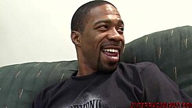 Renee Jordan Nervously Unwraps a Massive Black Cock