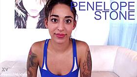 Penelope Stone Huge Cock POV Huge Load Cum Swallow Blowjob