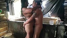 hey, nothing beats a sunny day naked in the pool having lesbian sex, right?