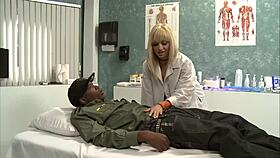 huge black dick sprays cum all over doctor lea lexis in hospital