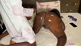 doggy style with two black monster dicks creampie