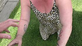 Master pisses on submissive milf before creampie