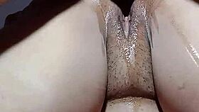 Half an hour and I'm fucking in the ass dick cowgirl creampie