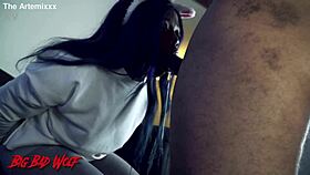 A wolf sneaks into forbidden territory with intense neighborly action.