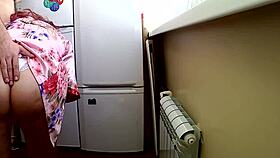 step mom bent over and son took her ass and fucked in anal