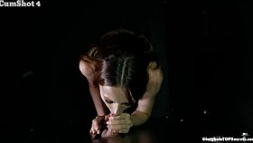 Jilian Ten Endures Ten Cumshots in Gloryhole, Swallowing Cum and Getting It on Her Face.