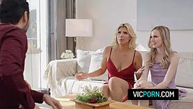 Scarlett Sage and Carlita Ray in Hot Swingers Foursome