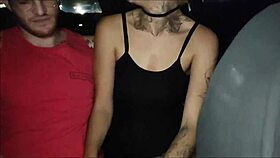 I saw this gay coupl in crossdressin gear givin blowjobs and deepthroatin monster cocks in the Uber, and the driver filmed it all and posted it online.