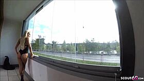 Victoria Hart enjoys a scene in lingerie with deepthroat.