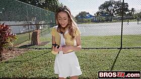 Picked up athletic babe for some ass fucking cash fun