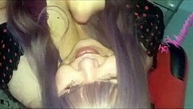 Chubby homemade blowjob with huge tits and ass