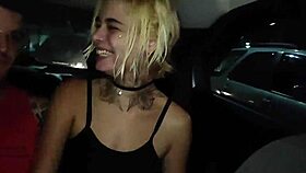 I saw this gay coupl in crossdressin gear givin blowjobs and deepthroatin monster cocks in the Uber, and the driver filmed it all and posted it online.