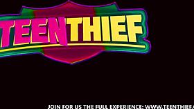 โอ๊ย สาวขโมยเซ็กซี่น่ารักไม่ยอมไปหลังโดนจับ เธอป่าเถื่อนเกินสำหรับฉัน... 😱