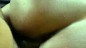 making ebony girlfriend's pussy cream with backshots