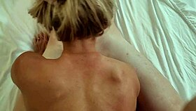 A Blonde Babe Gets Double Stuffed In Her Pussy And Ass