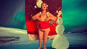 Yo, Granny Carmen Claus got me in her cheating Christmas elf fuck till Santus crashed it!