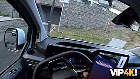 Sakura Hell Boldly Fucks Stranger in Car Before Boyfriend Arrives