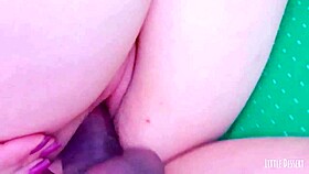 Young Brunette Babe Rides Shaved Pussy In Morning Sex