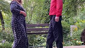 Perverted Son-In-Law's Wet Fantasies: Milf Doggystyle Public Outdoor Belly Fuck