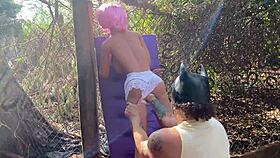 Blonde Gets Her Ass Fucked Again With Sex Toy