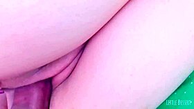 Young Brunette Babe Rides Shaved Pussy In Morning Sex