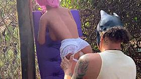 Blonde Gets Her Ass Fucked Again With Sex Toy