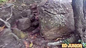 Met a hot tattooed Asian mommy at the nude beach for raw fun.