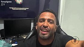 Trailer for menage with Brazilian brunettes Mikaelly and Rebeca Villar featuring big cocks and asses