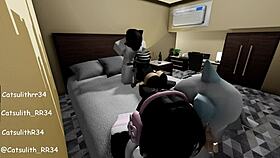 ลองฟอร์ซัมครั้งแรกกับเพื่อนที่พร้อมโดนเย็ด?