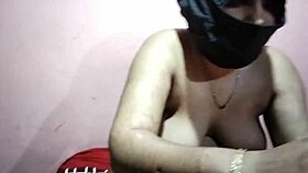 Indian Hotwife Enjoys Nipple Play With Huge Tits