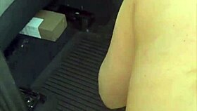 Hooker fucked doggystyle in public car