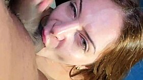 Fucking an oily big ass without condom, complete in red and sheer