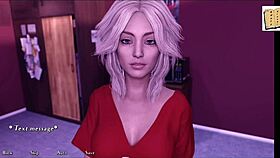 Feeling the excitement in this curvy 3d babe's cute outfit on the dik route