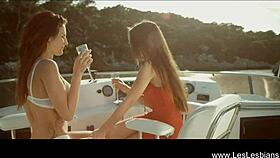 Eva and Jane are such cute lesbians playing erotically