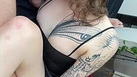 backstage blowjob with hot tattooed teen 18+ during anal toys solo pov